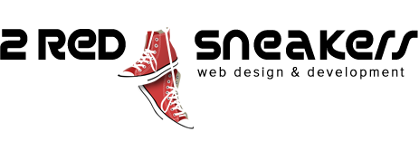 2 Red Sneakers Web Design By Dave Levy